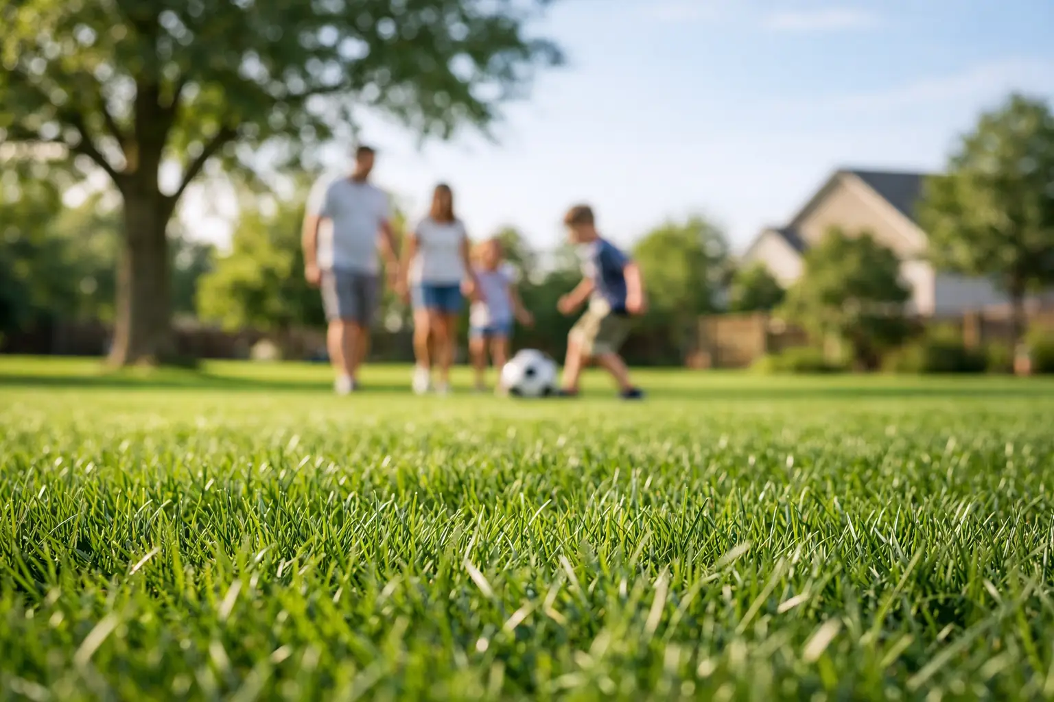 Best Grass for High Traffic in Central Indiana
