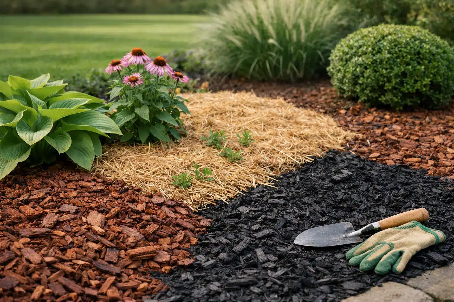 Best Mulch for Weed Control in Indiana Beds